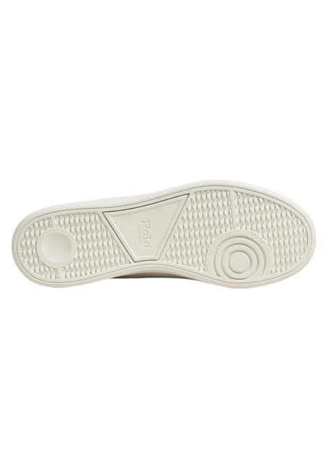 Scarpe Polo Ralph Lauren Heritage Court Bianco Blu Bordeaux Uomo RALPH LAUREN | Sneakers | 809973733-001